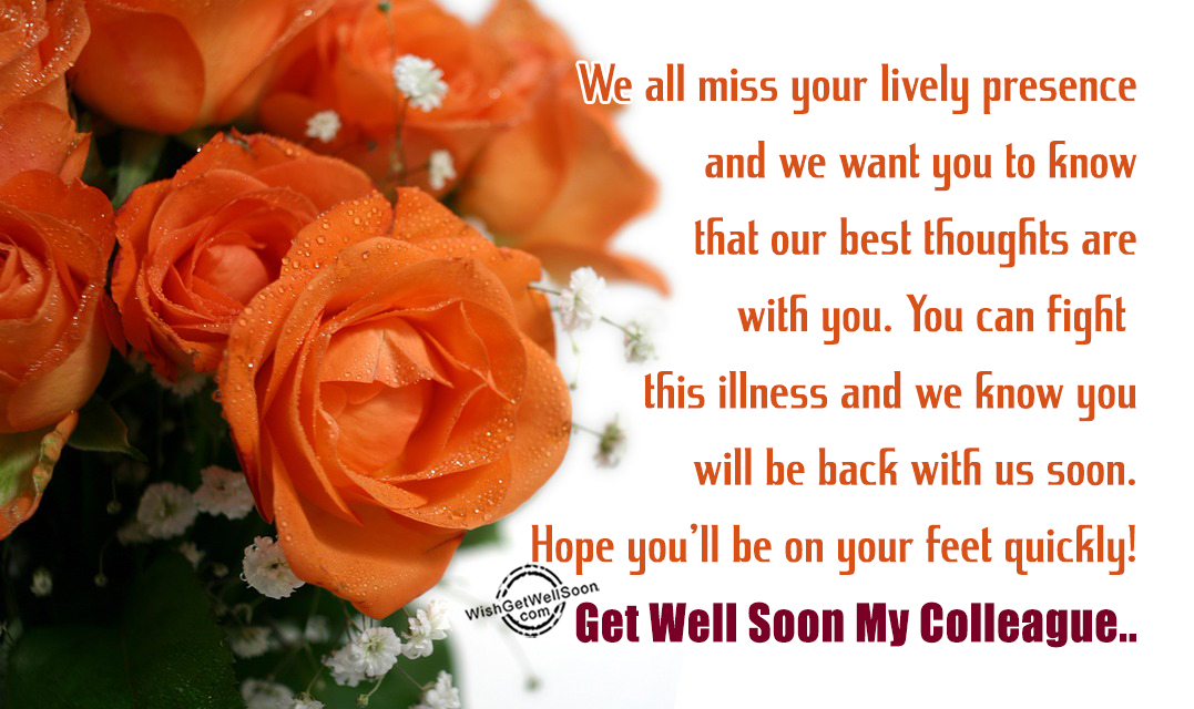 Get Well Soon Wishes For Colleague Pictures Images Page 5